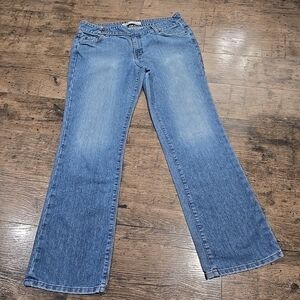 Route 66 womens straight leg jeans sz 16 midrise medium wash